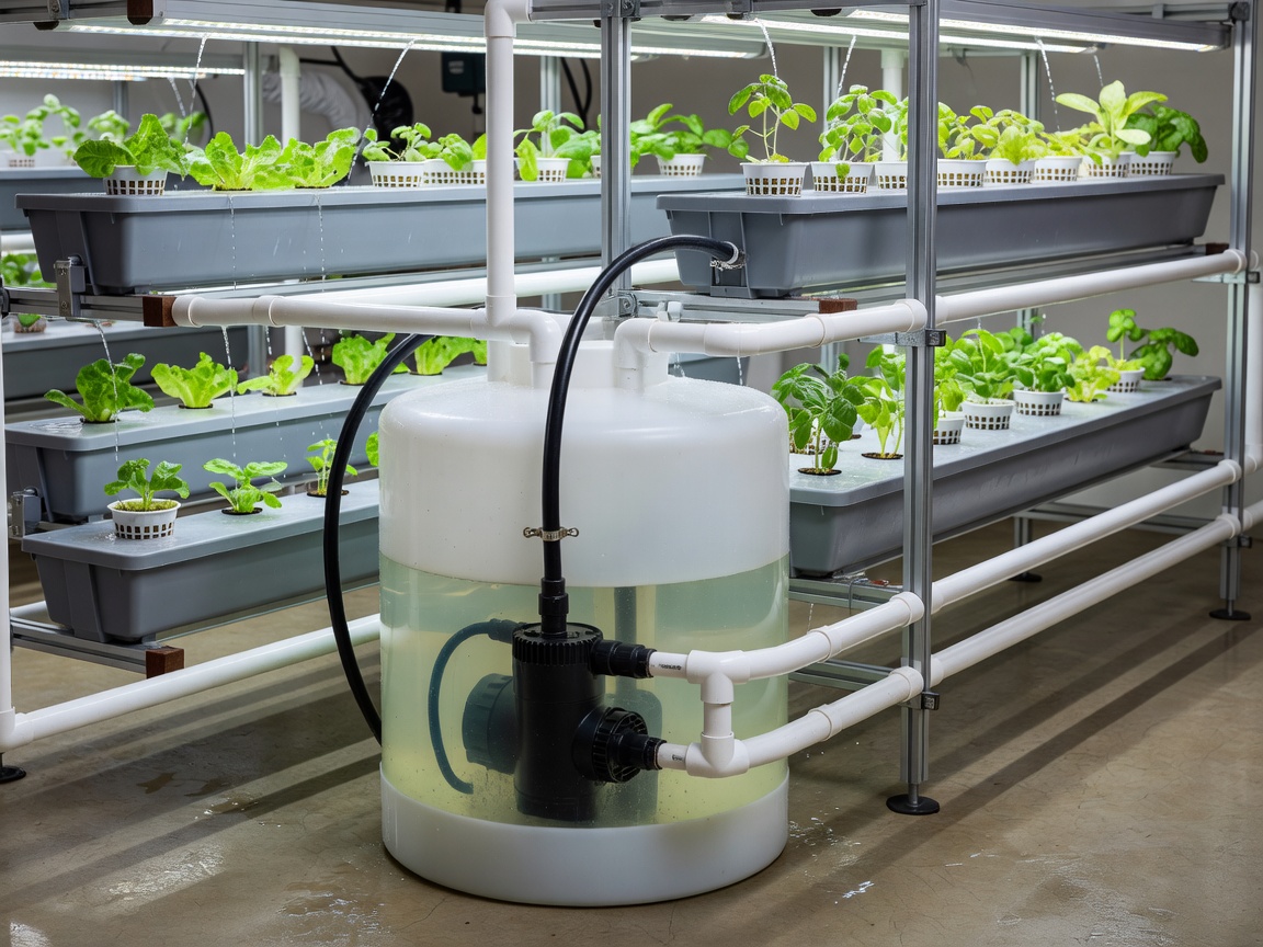 Hydroponic Water Recirculation System